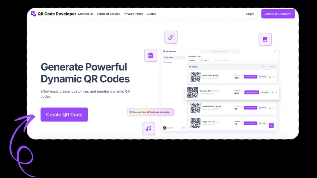 qr code list